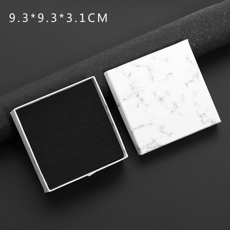 Boutons de manchette à motif bleu créatif pour hommes et femmes, chemise d'affaires française, accessoires de pince à cravate, boîte cadeau