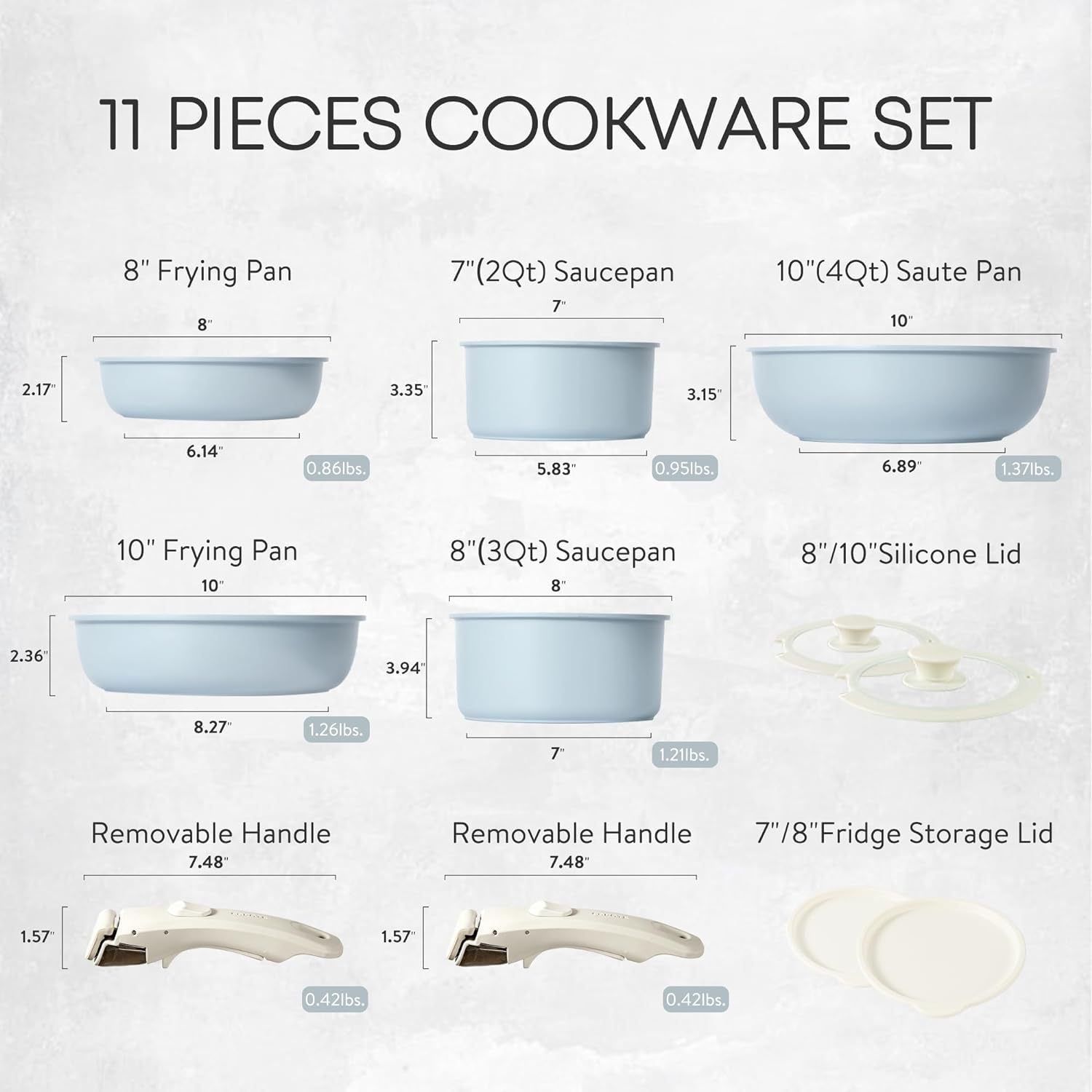 Removable Pot Set Household Non-stick Pan