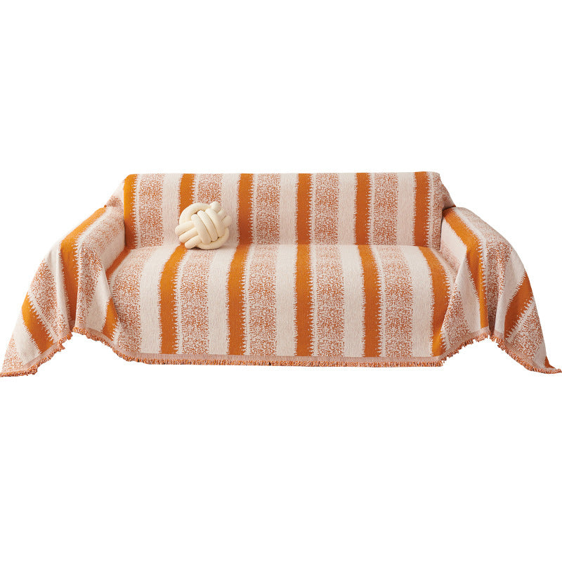 Simple Striped High-grade One-piece Sofa Cover Cloth