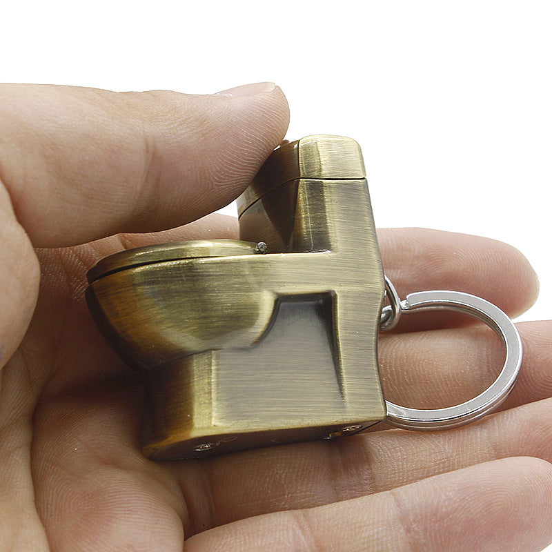 Mini Flush Toilet Hanging Lighter