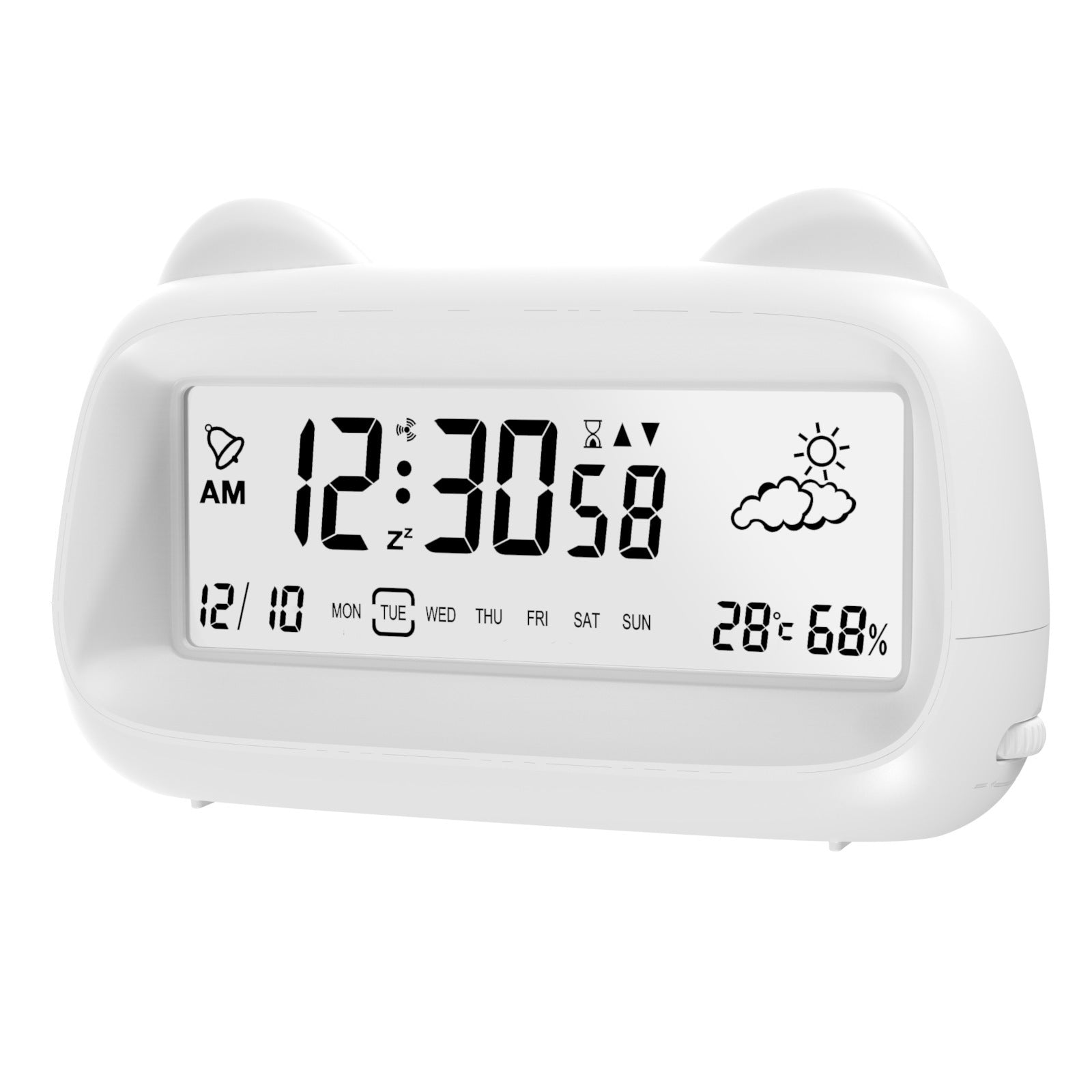 Multi-function Intelligent Electronic Alarm Clock For Chronograph Calendar