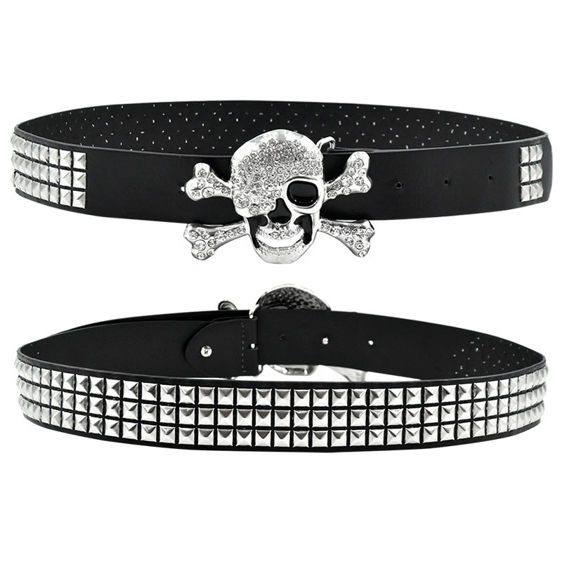 Ceinture Rivet Ceinture Américaine Large Poreuse