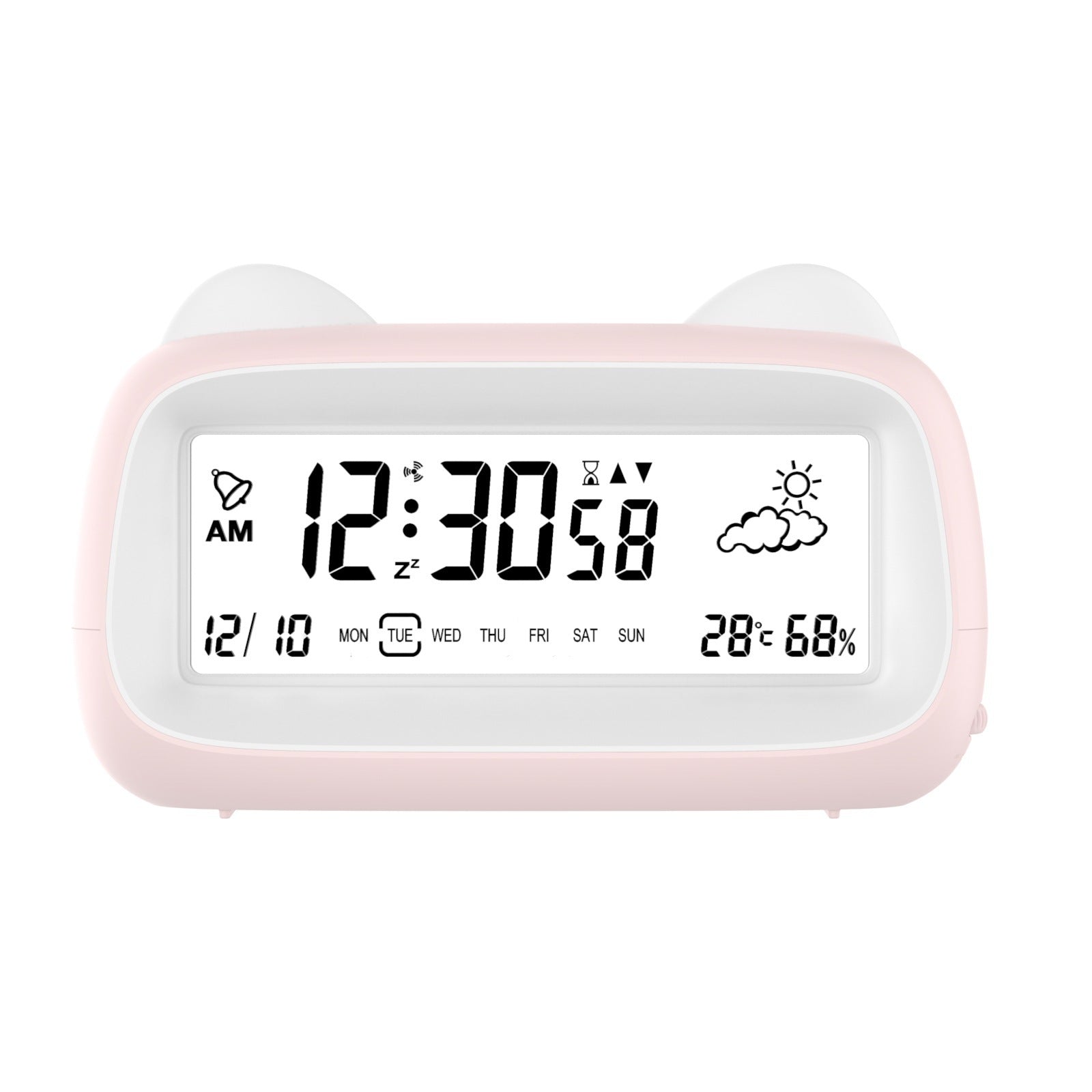 Multi-function Intelligent Electronic Alarm Clock For Chronograph Calendar