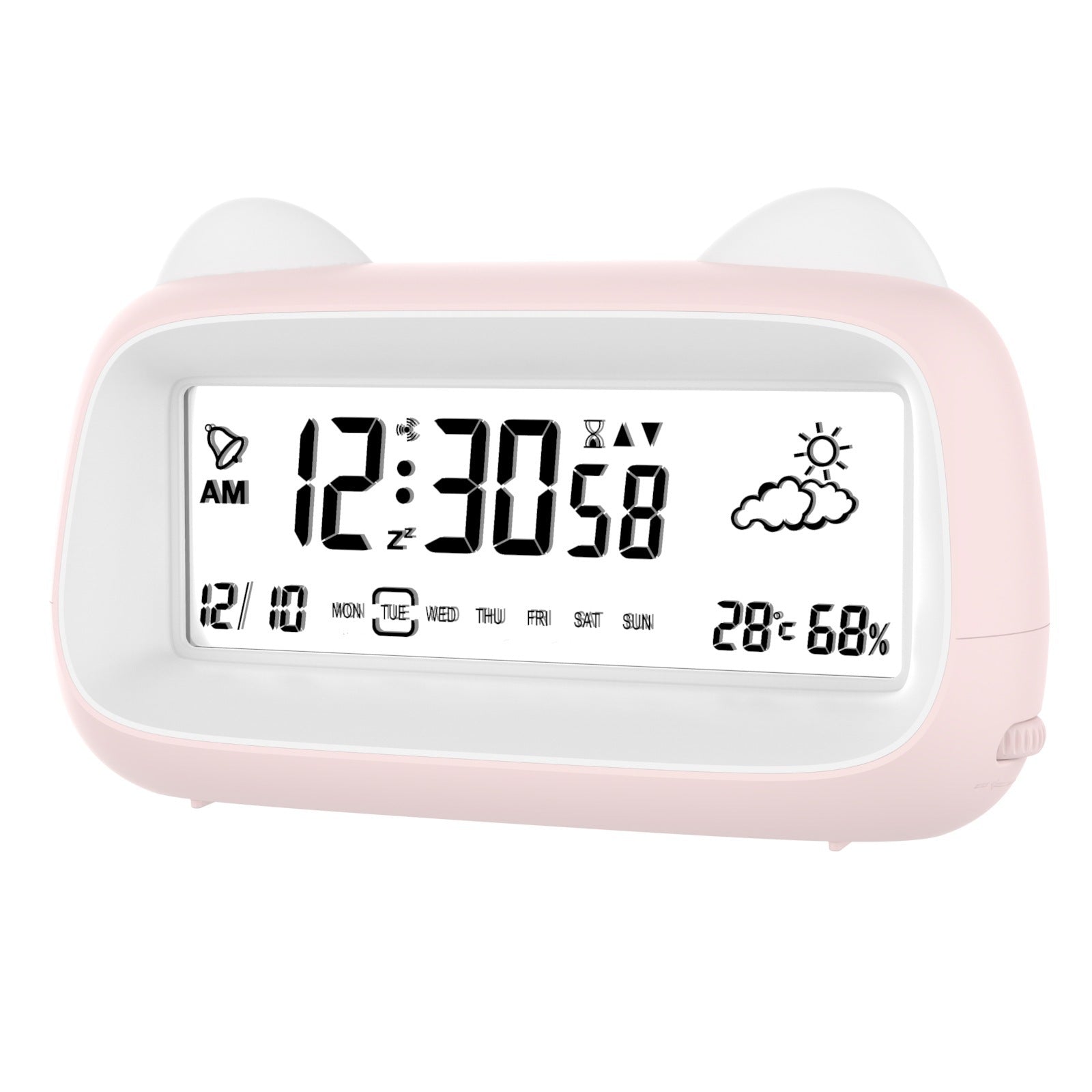 Multi-function Intelligent Electronic Alarm Clock For Chronograph Calendar