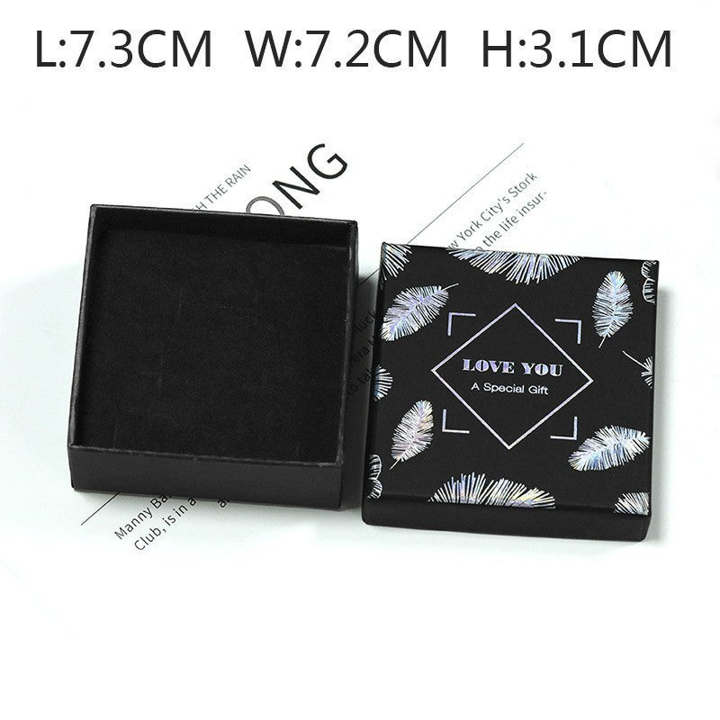 Boutons de manchette à motif bleu créatif pour hommes et femmes, chemise d'affaires française, accessoires de pince à cravate, boîte cadeau