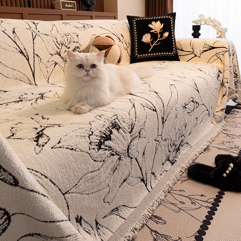 French Sofa Towel Cover Cloth Simple Modern Universal