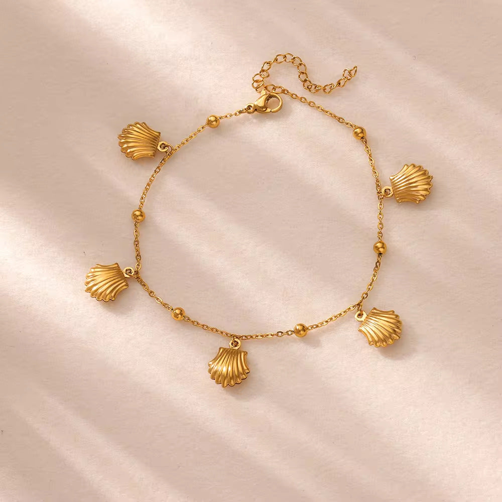 Cheville pendentif coquillage étoile de mer dauphin série océan