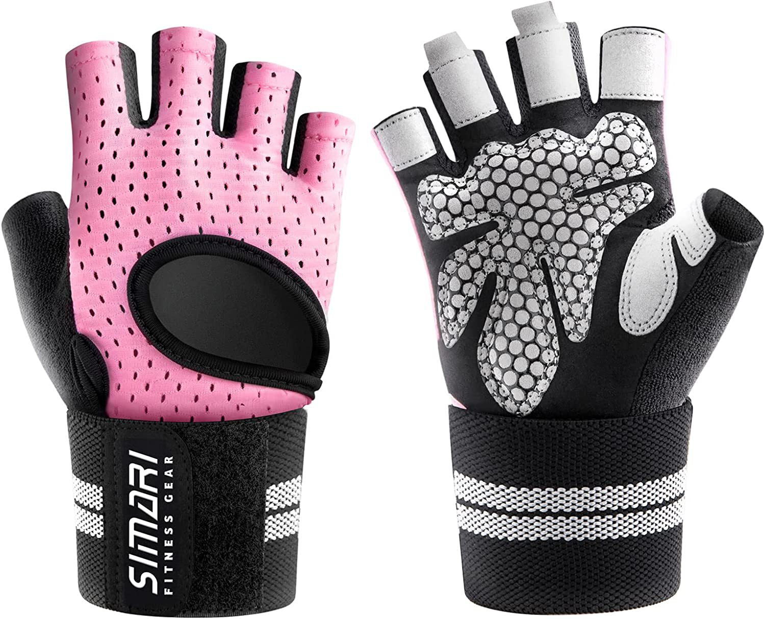 Men's Simplicity All-Match Sports Fitness Short Finger Gloves