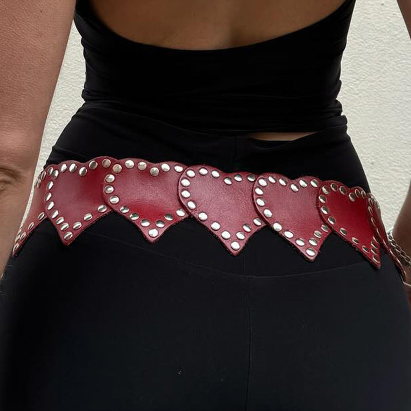 Décoration rétro européenne et américaine à taille élastique et serrée