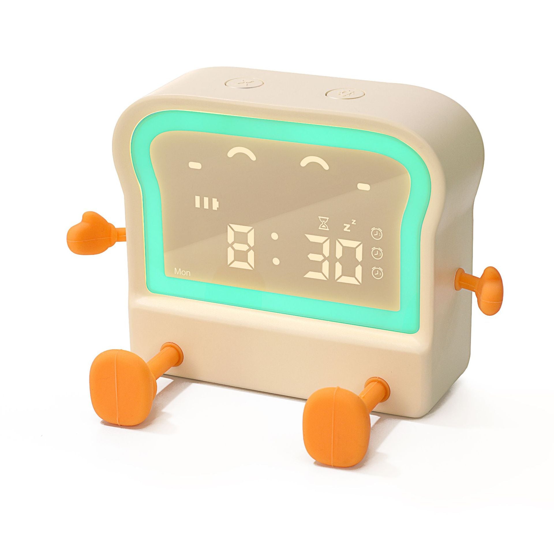 Creative Toast Small Night Lamp Electronic Alarm