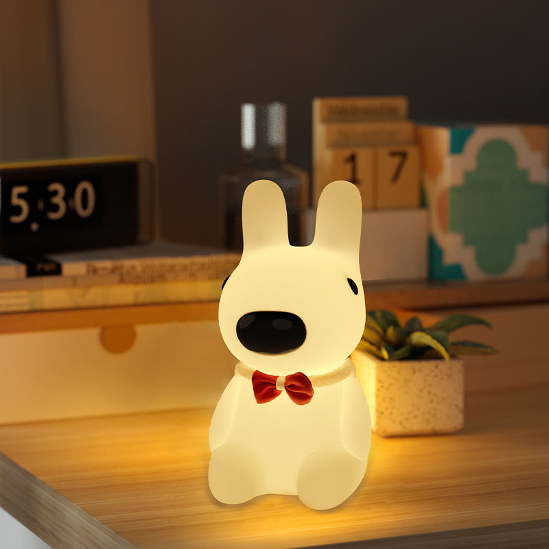 Lampe de nuit créative mode chien rechargeable