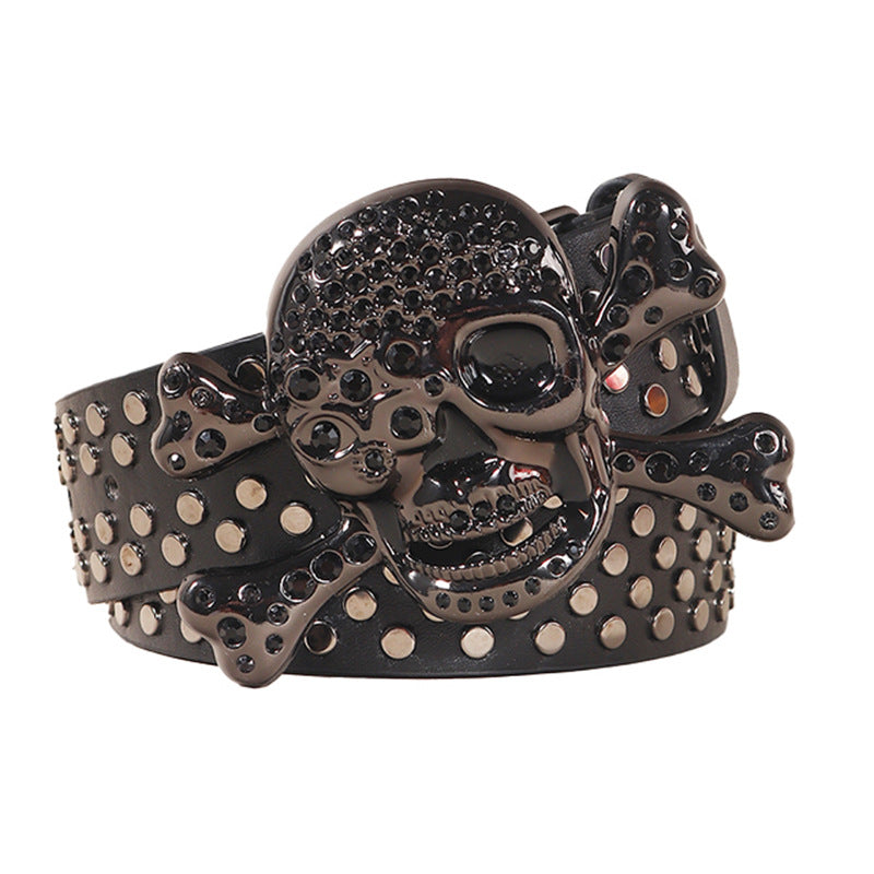 Ceinture Rivet Ceinture Américaine Large Poreuse