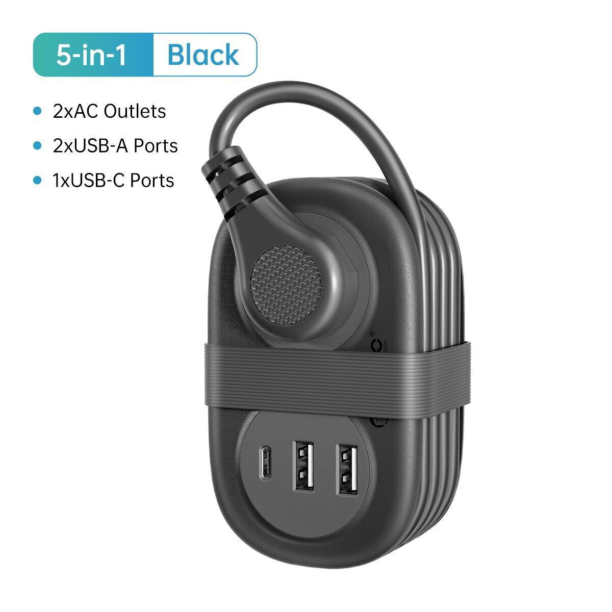 Multiprise de voyage standard américaine et européenne avec chargement USB multiporique