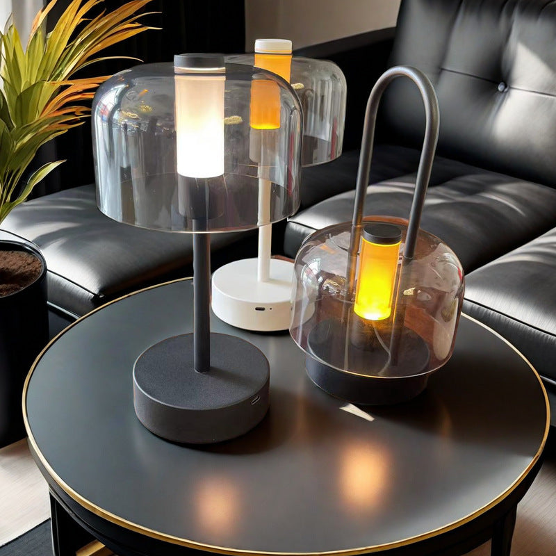 Lampe de charge rétro pour éclairage nocturne d'ambiance extérieure