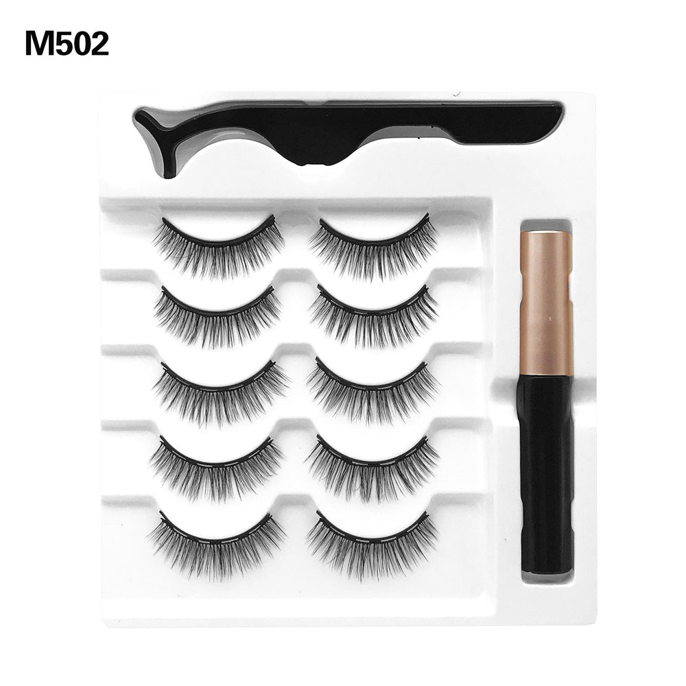 Faux Cils Magnétiques Cinq Paires De Mélange