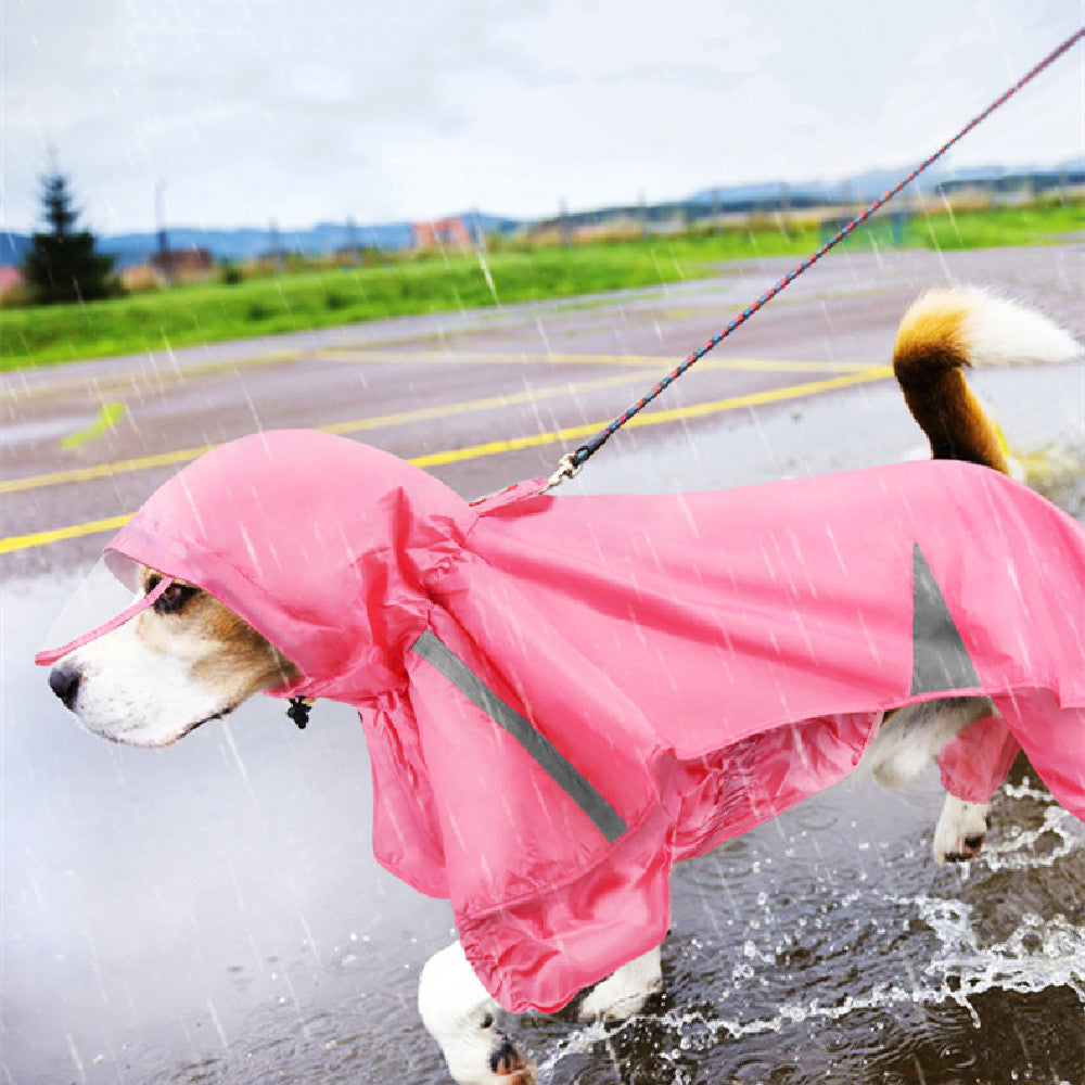 Manteau de pluie à capuche personnalisé pour animaux de compagnie