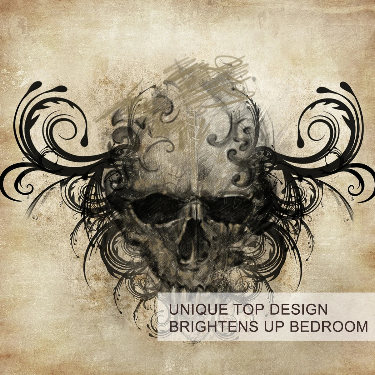 Digital Printing Skull Series Bedding Suit
