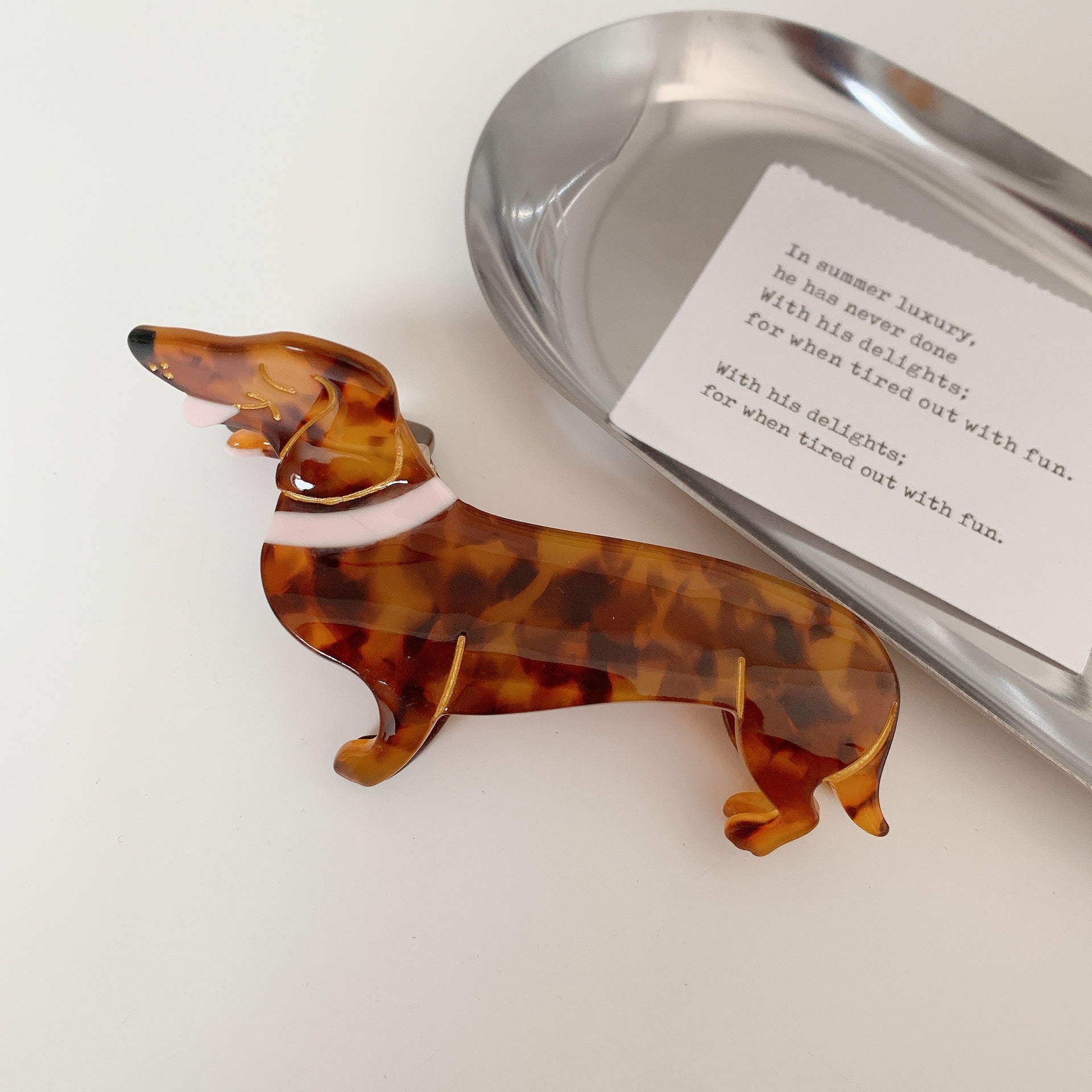 Women's Acetate Hairpin French Shark Clip