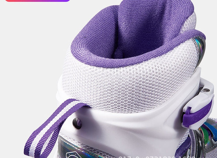 PU Full Children's Roller Skates Double Row