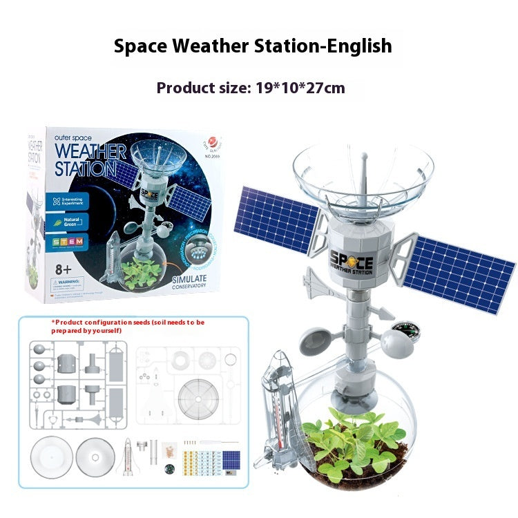Children's Science Experiment Toy Weather Station Diy Material Suit