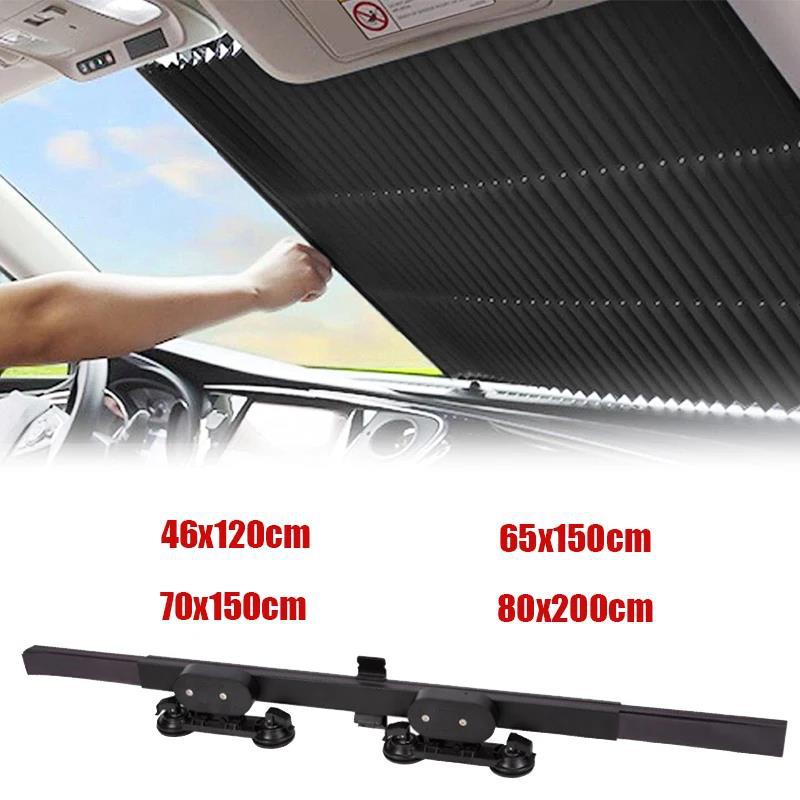 Car Windshield Windscreen Sunshade Retractable