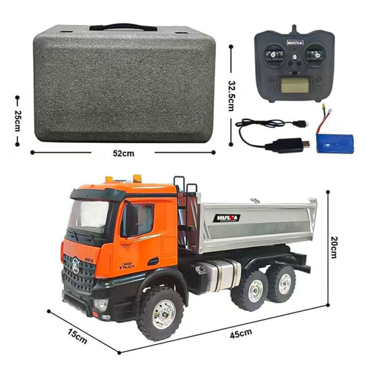 Alloy Remote Control Dump Truck Engineering Transport Vehicle Toy
