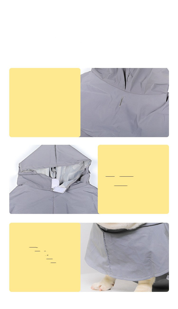 Imperméable réfléchissant pour animaux de compagnie - Promenades nocturnes
