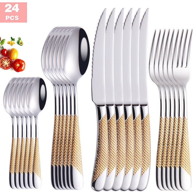 Coffret cadeau de couverts de table de style occidental