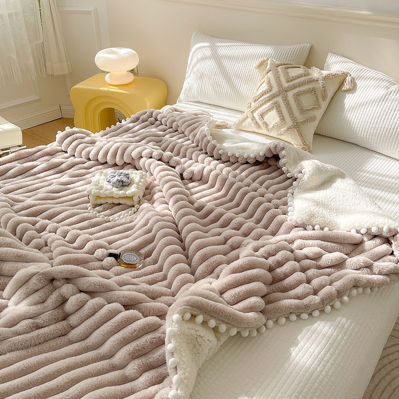 Couverture de canapé en Angora dépoilé pour sieste
