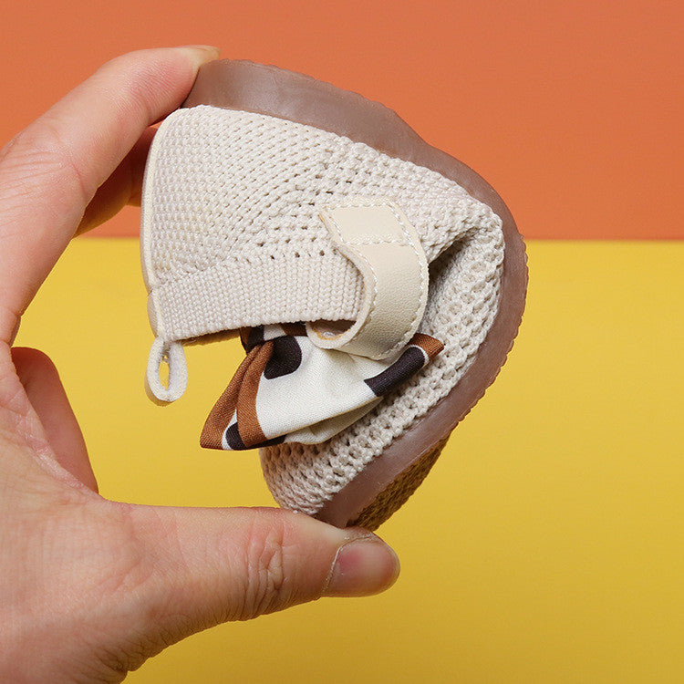 Chaussures en maille à semelle souple pour bébé