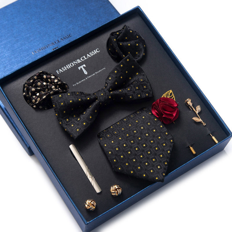 Ensemble cravate et costume formel 8 pièces pour homme