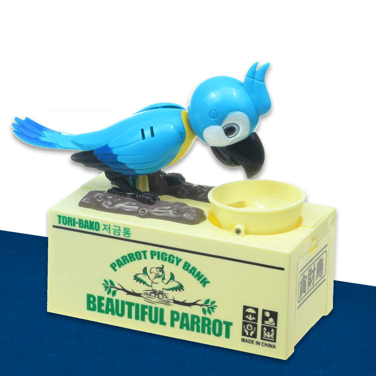 New Children's Toys Electric Money-eating Bird Piggy Bank