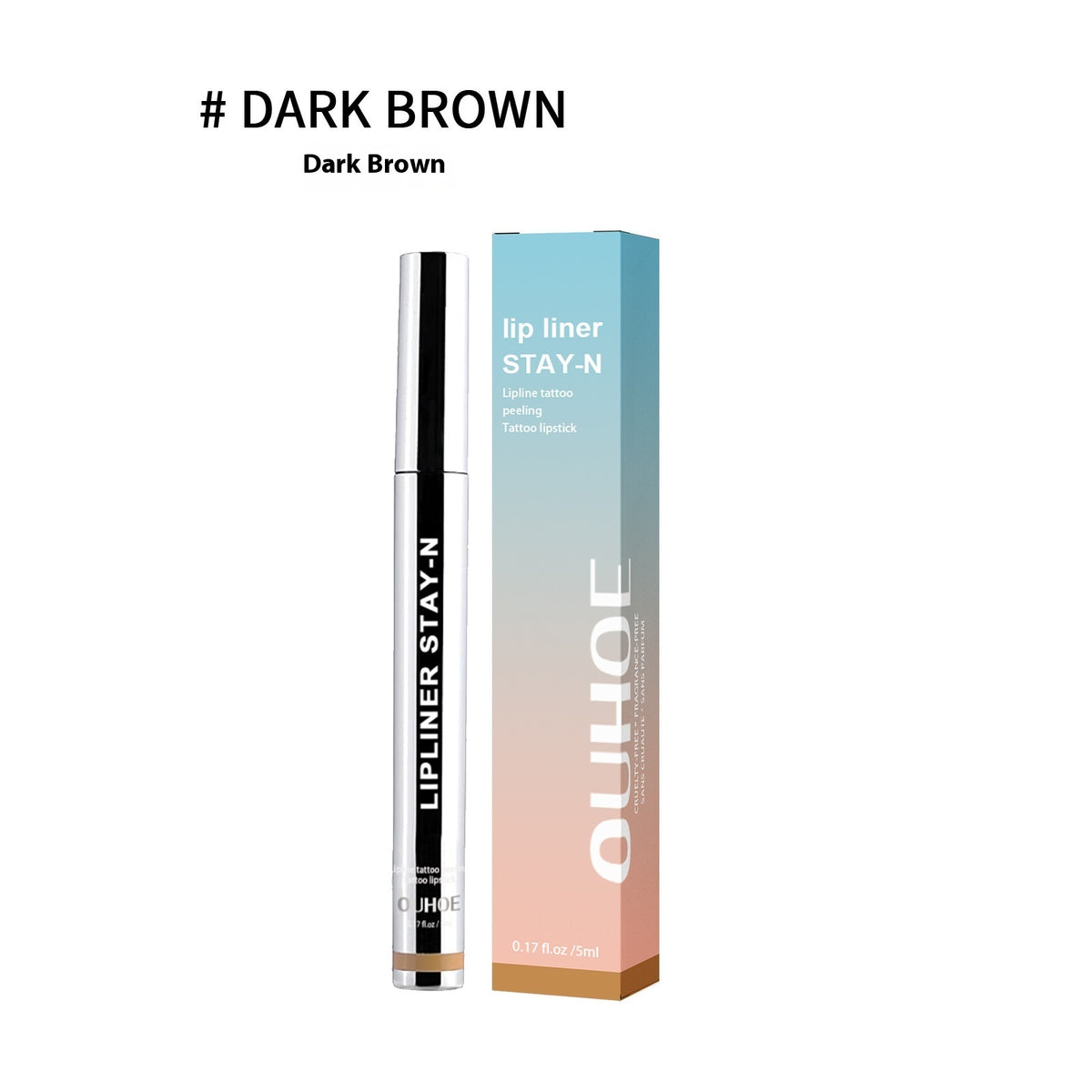 Crayon à lèvres démaquillant, maquillage longue tenue Fengying