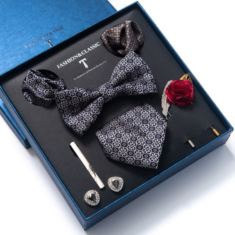 Ensemble cravate et costume formel 8 pièces pour homme