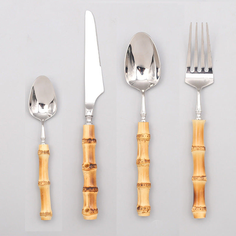 Ins Western Stainless Steel Steak Net Red Ice Cream Spoon Knife And Fork