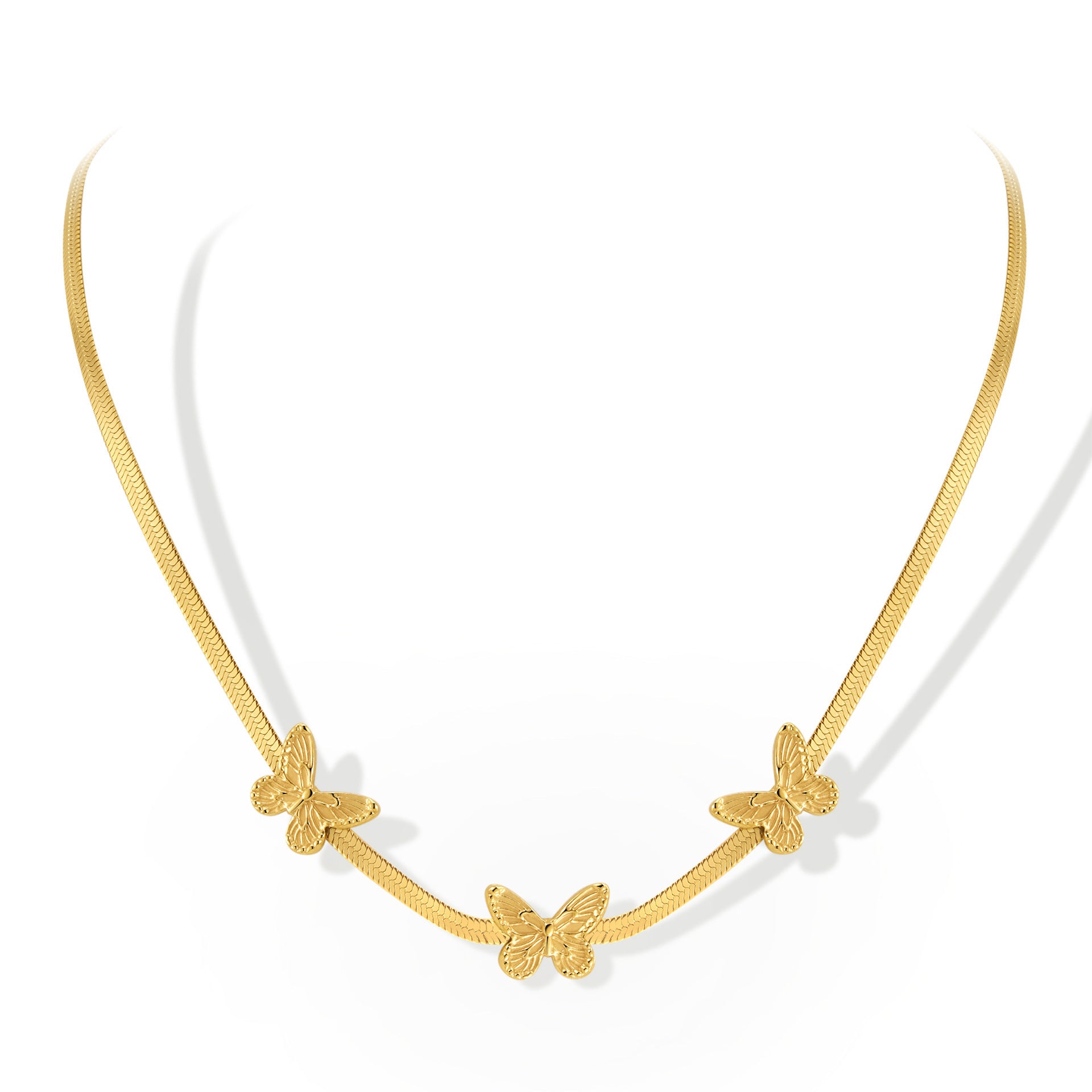 Non-fading Butterfly Necklace Female Clavicle Chain