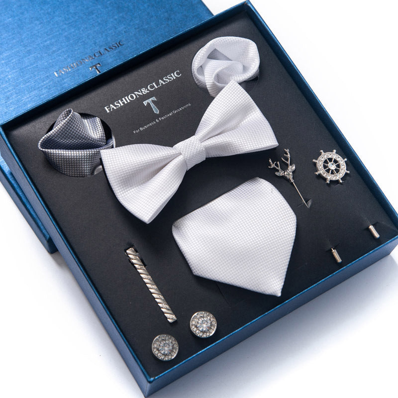 Ensemble cravate et costume formel 8 pièces pour homme