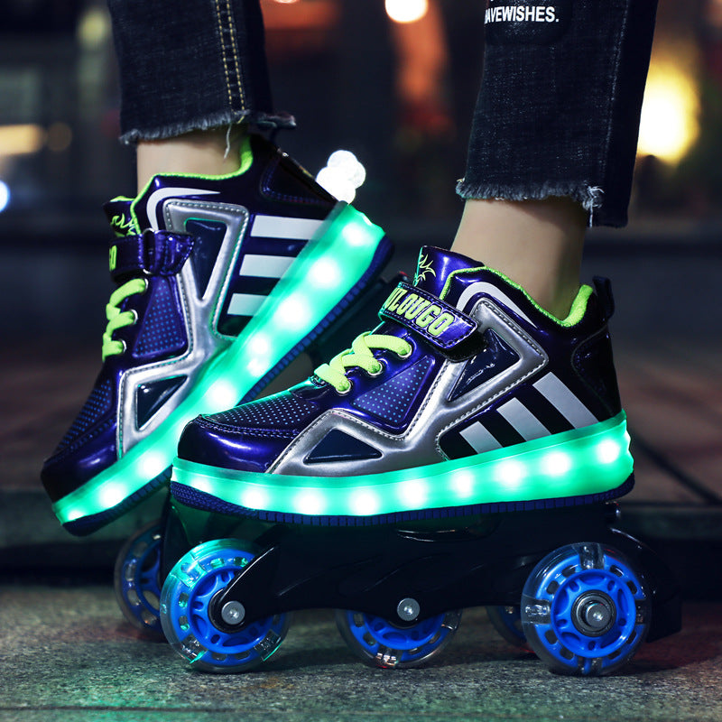 Ensemble de Patins à roulettes pour enfants Patins à roulettes Patins à roulettes