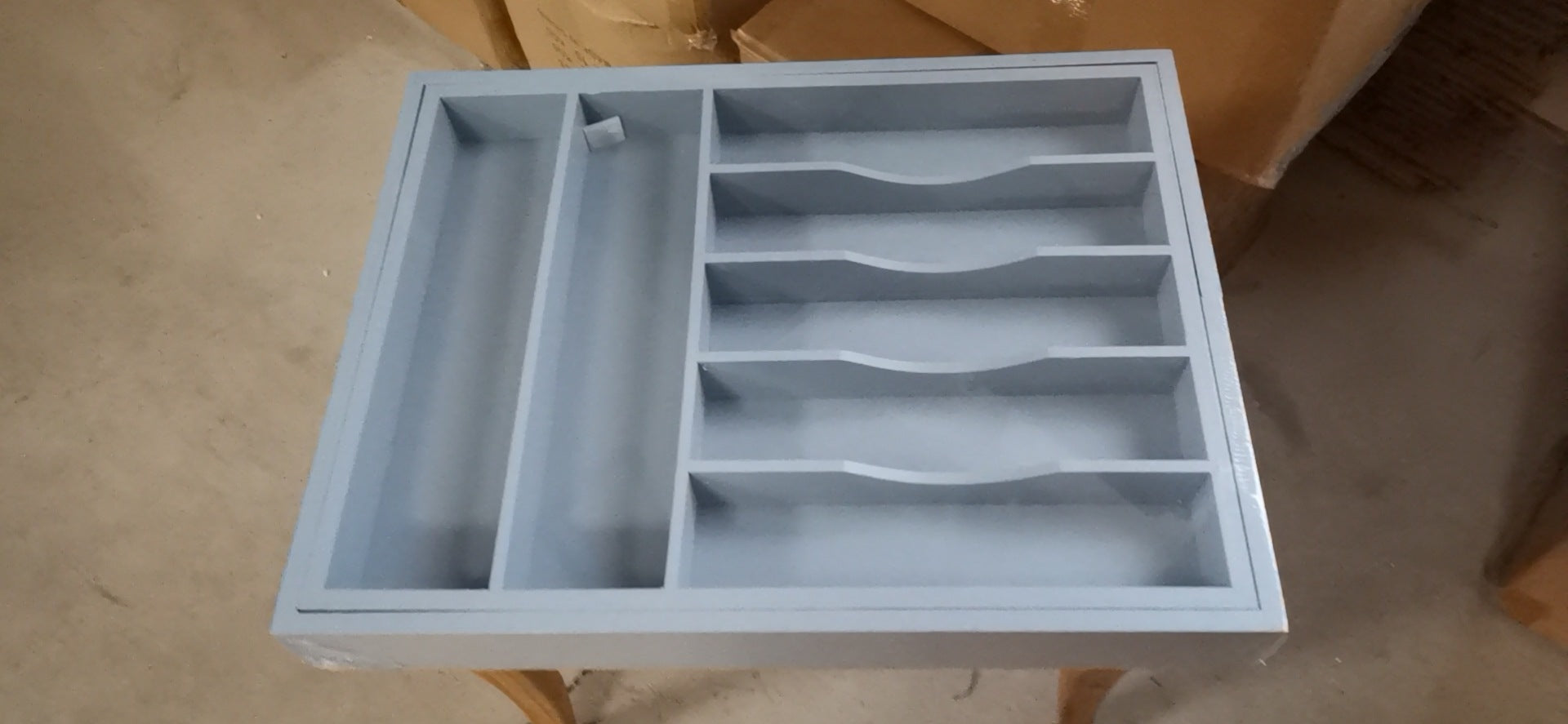 Organisateur de tiroir de cuisine en bambou Home Fashion