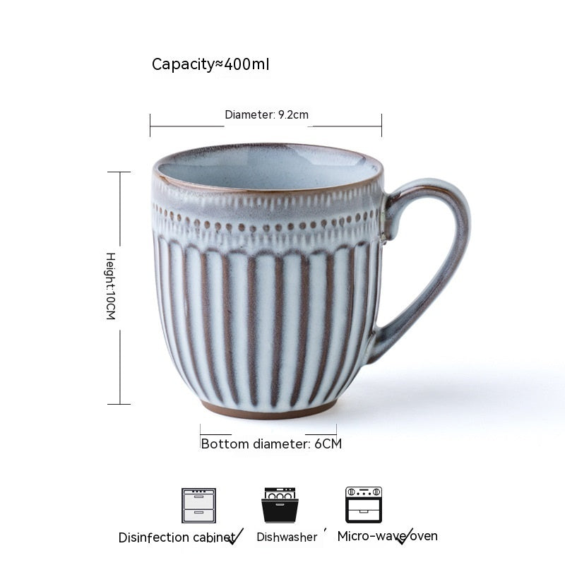 Face Value Control Ceramic Retro Coffee Large Cup