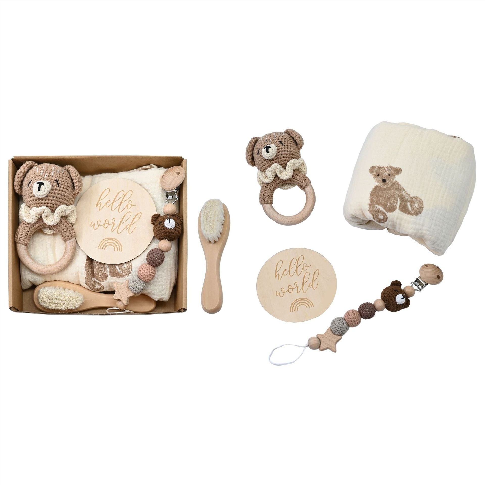 Bébé Nouveau-né Cadeau Hochet Tambour Costume