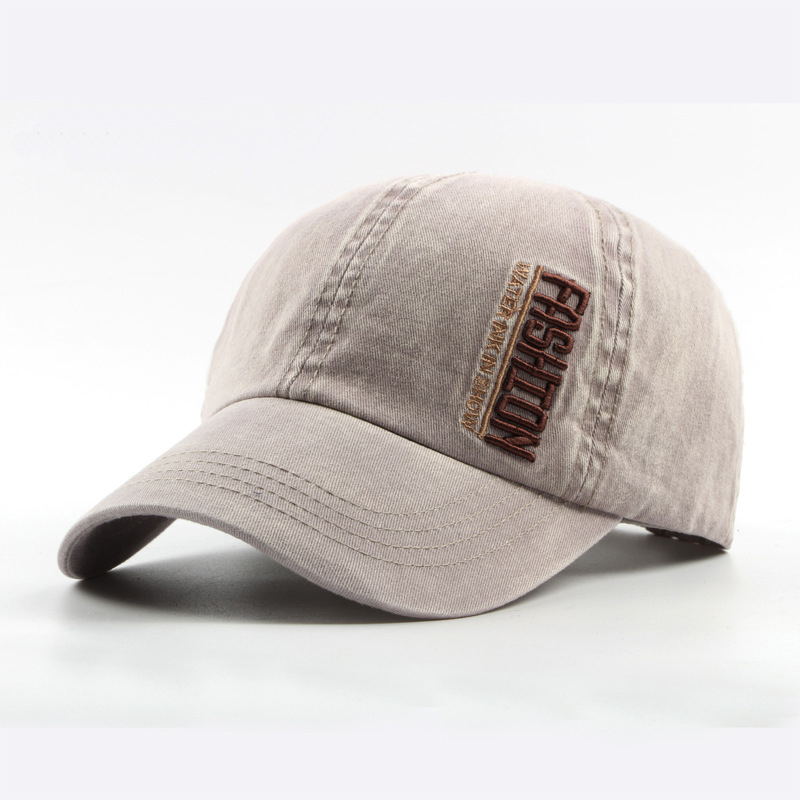 Outdoor Sun Mountaineering Sports Duck Tongue Baseball Cap Embroidered Letter Cotton Hat