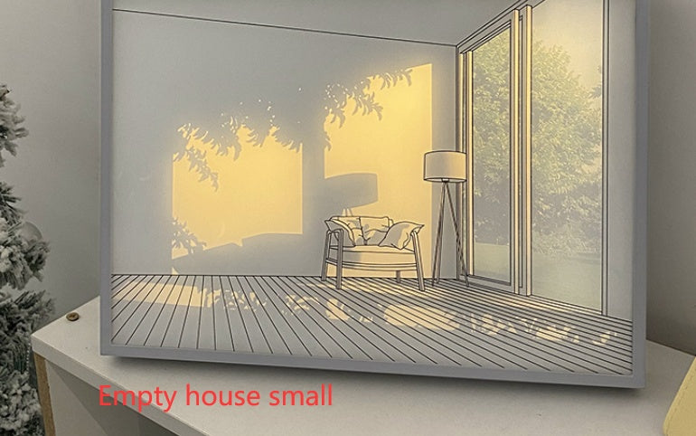 Tableaux lumineux pour décorations de chevet modernes et minimalistes