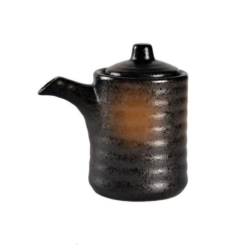 Sauce Soja Assaisonnement Pot d'Huile en Céramique Japonaise Ancienne Simple