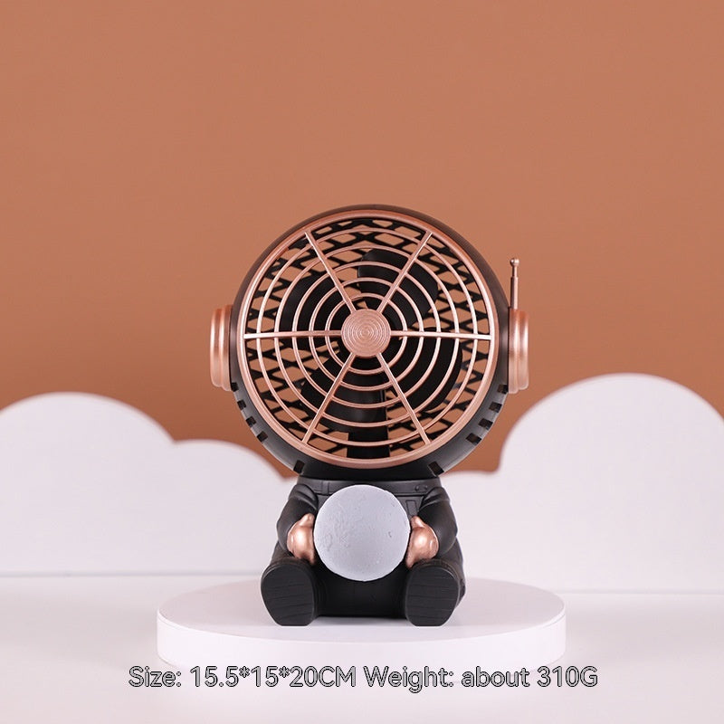 USB Small Fan Mini Student Dormitory Astronaut