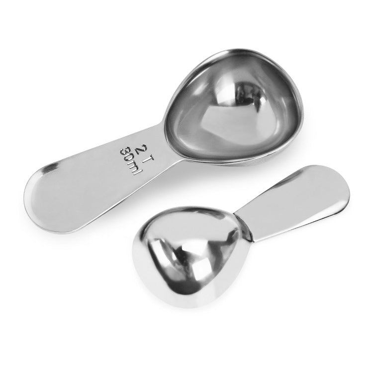 Cuillère doseuse en acier inoxydable pour balance à café, ustensiles de pâtisserie