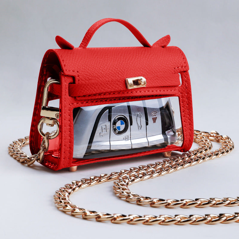 Internet Celebrity Transparent Handbag Cross-body Bag Storage Bag