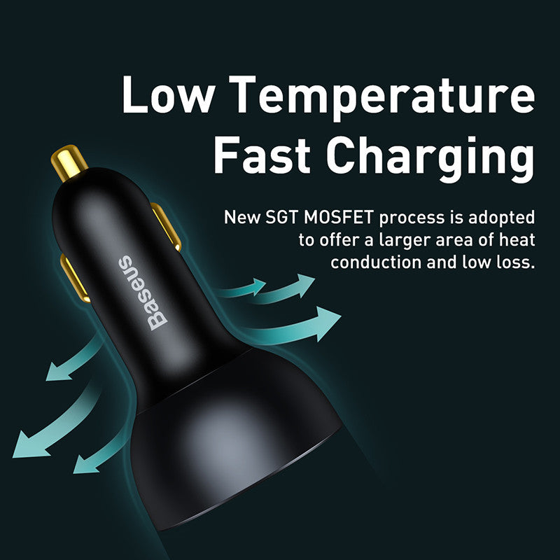Exclusive Car Charger 160W Set Fast Charge Cigarette Lighter