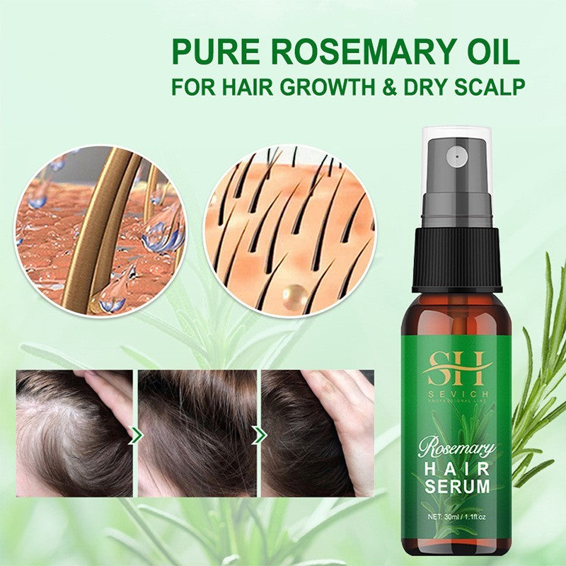 Huile essentielle en spray réparatrice pour cheveux secs