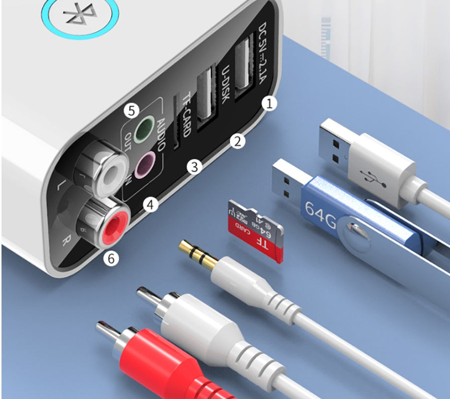 Adaptateur récepteur/émetteur Bluetooth 2-en-1